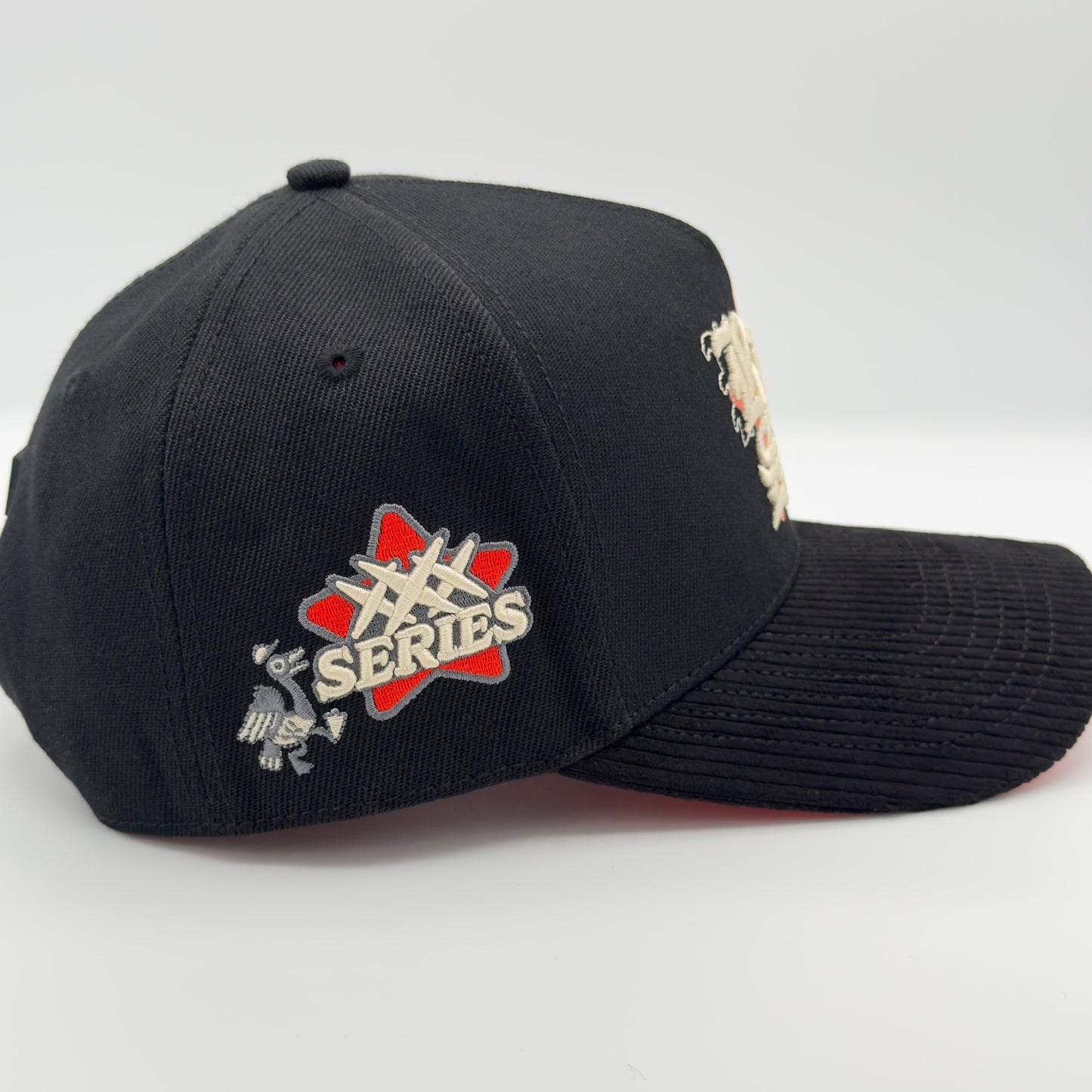 Black/Orange Rockstar Cap
