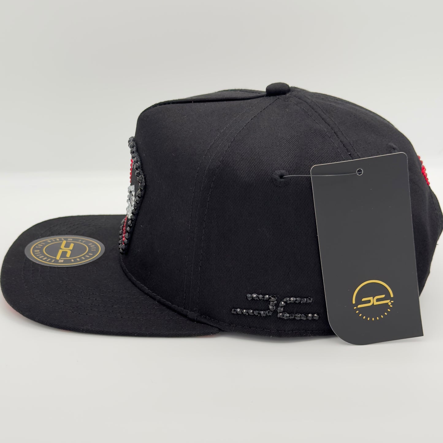 Diamond Edition Black Poker Flat Cap