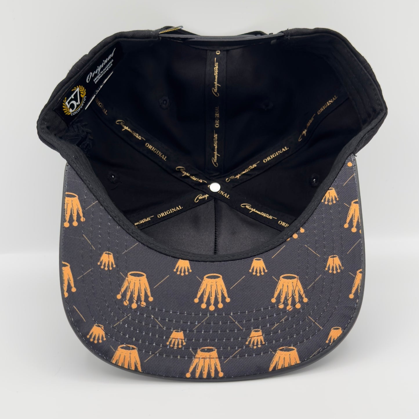 Golden Crown Flat Cap