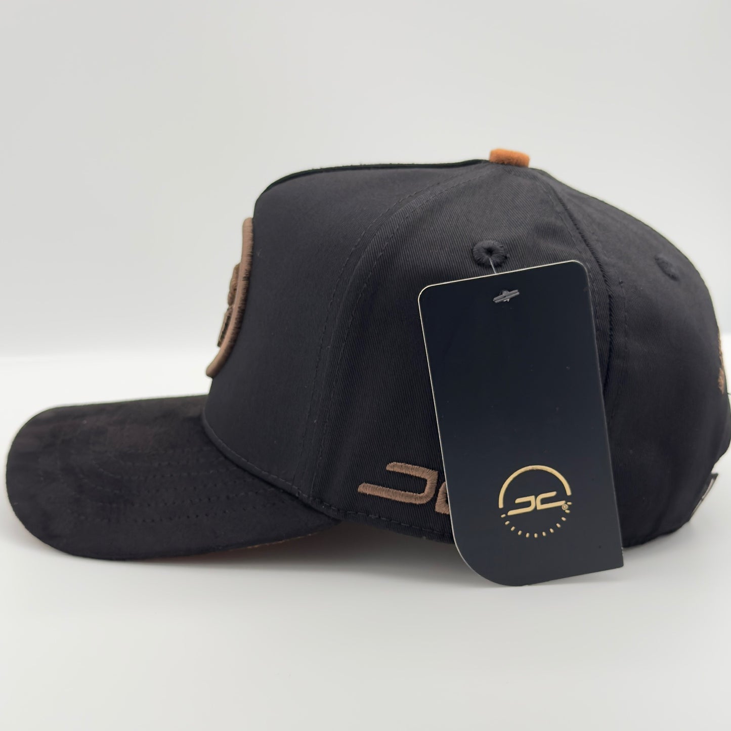 Beautiful Disaster Black/Yellow Happy Face Semi-Curved Cap