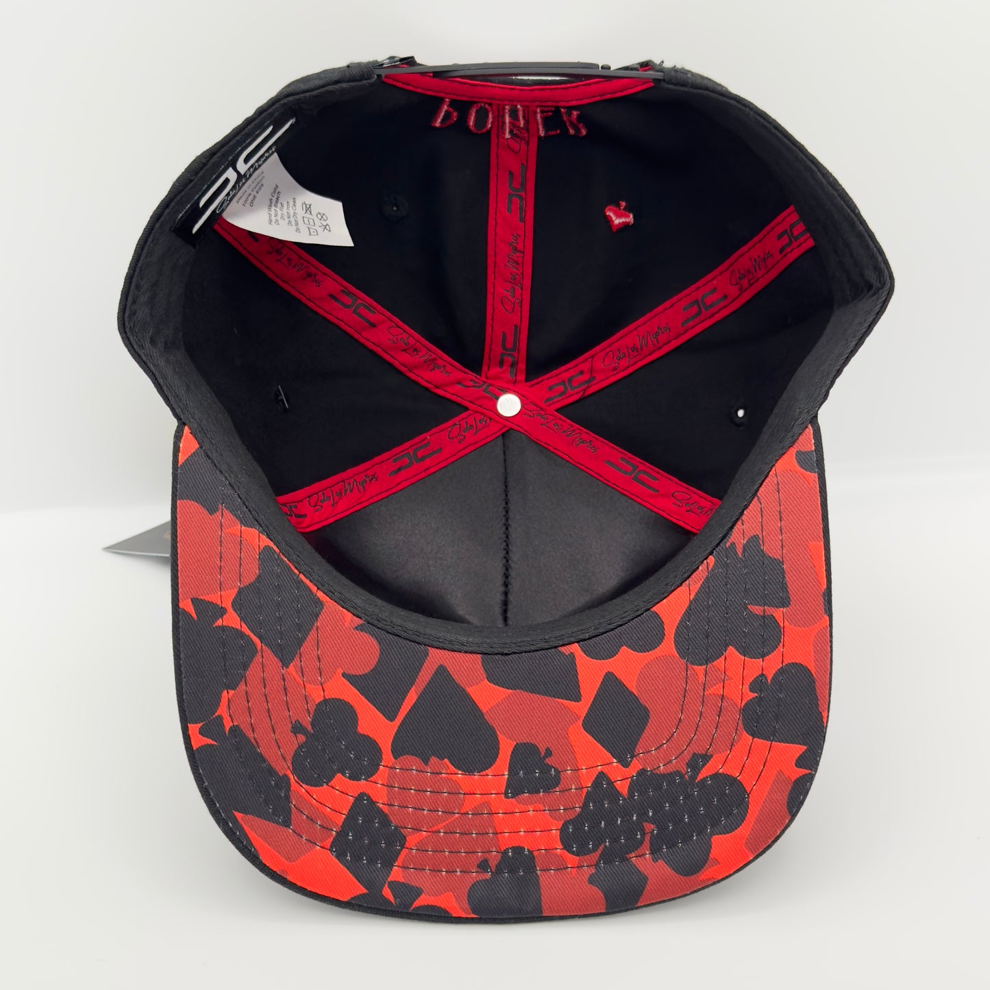 Diamond Edition Black Poker Flat Cap