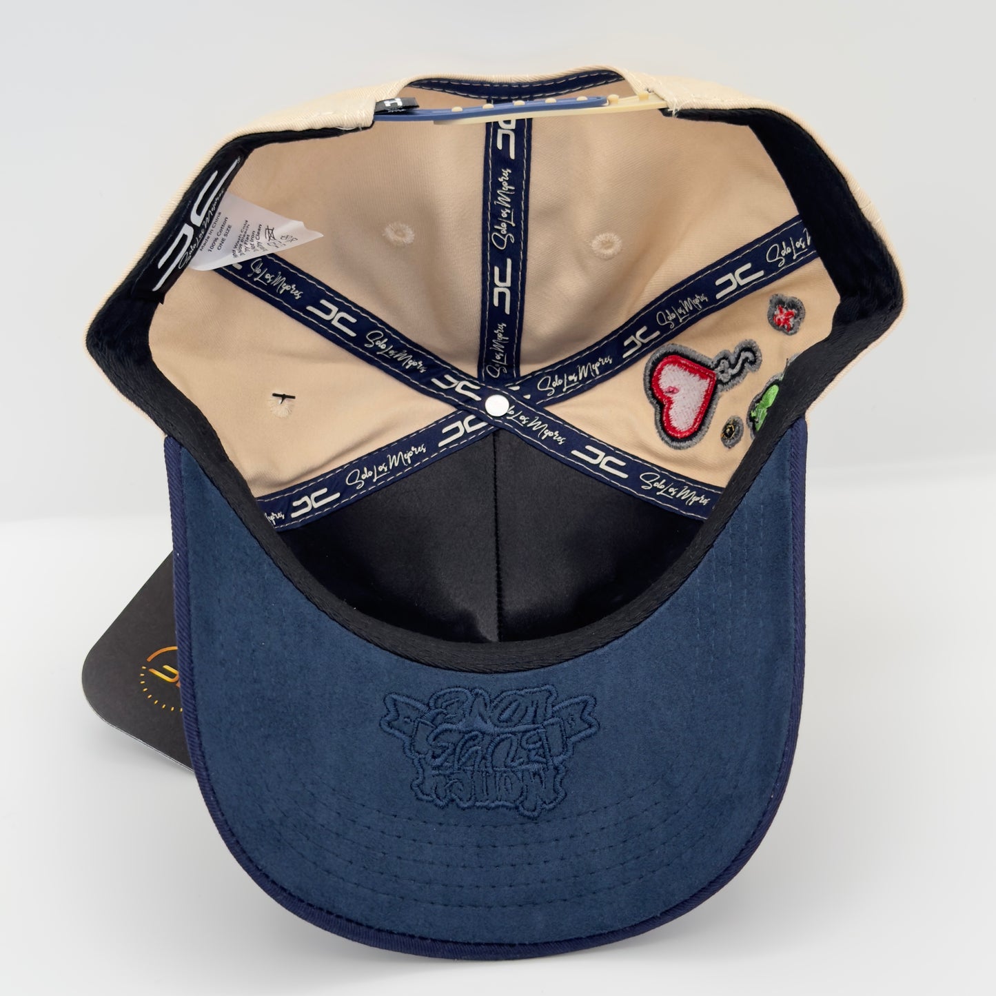 Beige/Blue Money Love Cap