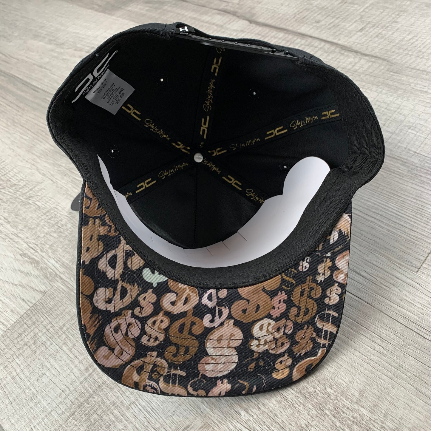 Black/Gold Monopoly Cap