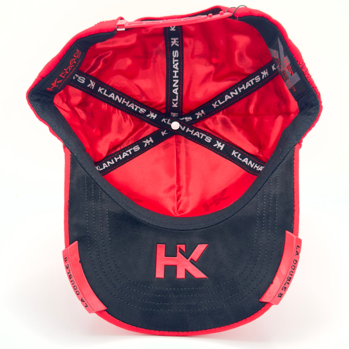 Three Red Crosses Diamonded Elegant Cap
