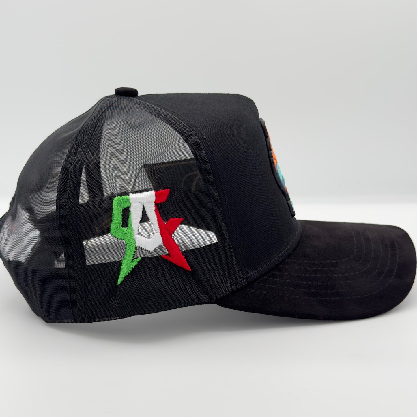 CA Boxing Bear Mesh Semi-Curved Cap