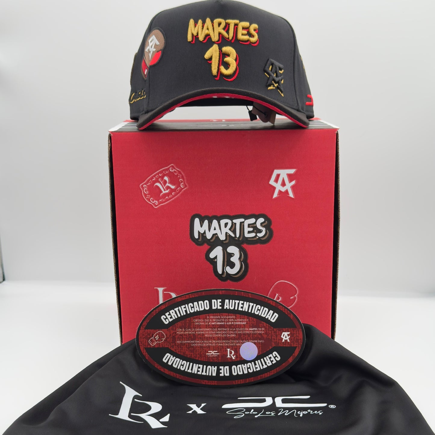 Black Martes 13 LRC x CA Semi-Curved Cap