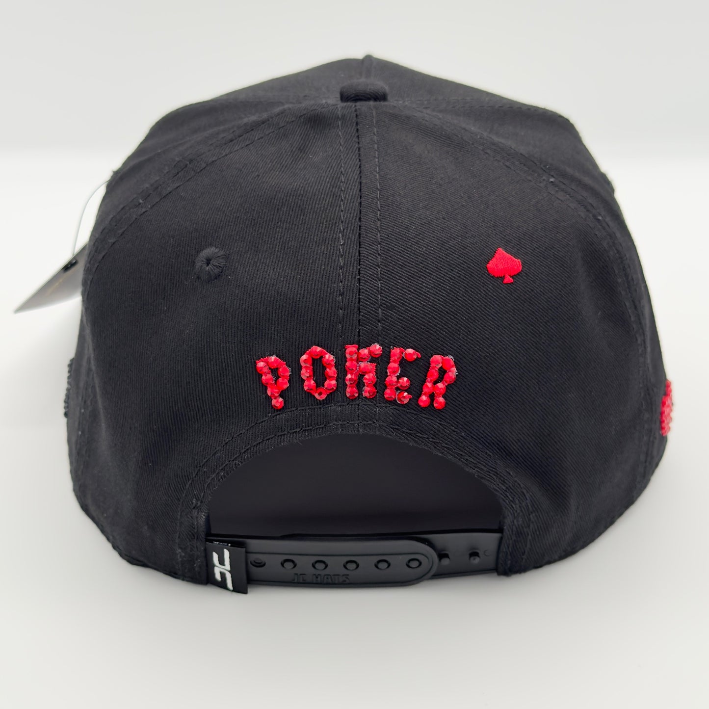Diamond Edition Black Poker Flat Cap