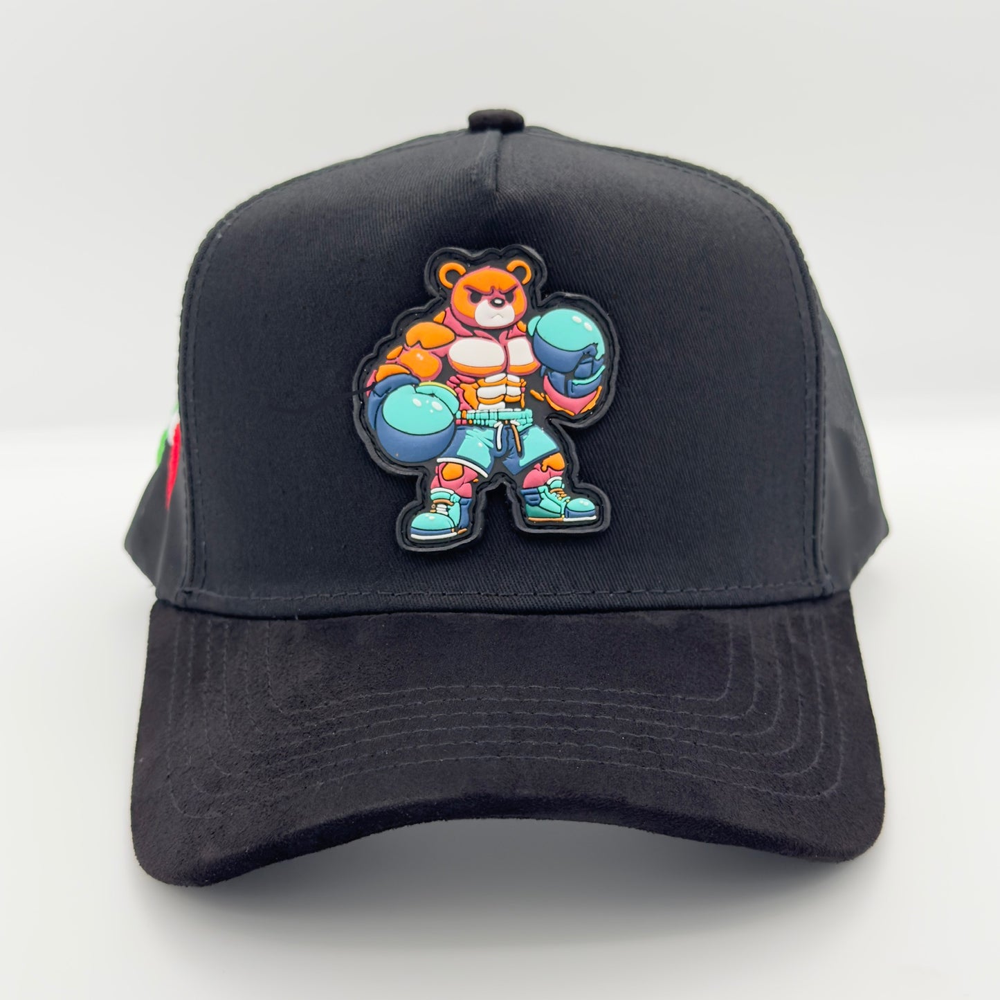 CA Boxing Bear Mesh Semi-Curved Cap