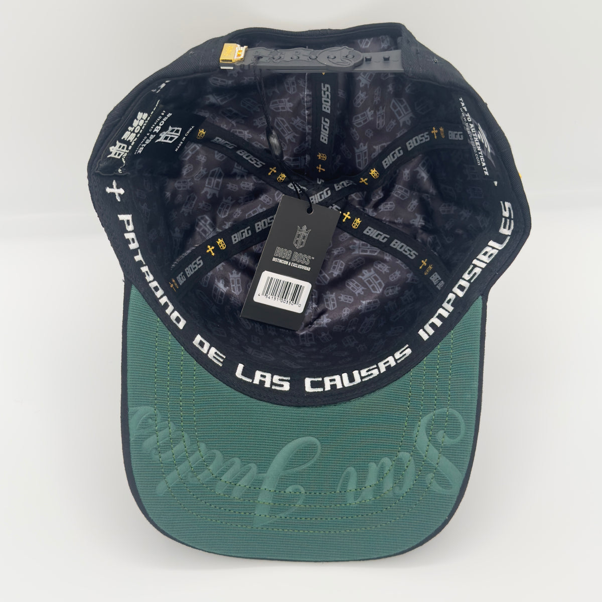 San Judas Luxury Diamonded Semi-Curved Cap
