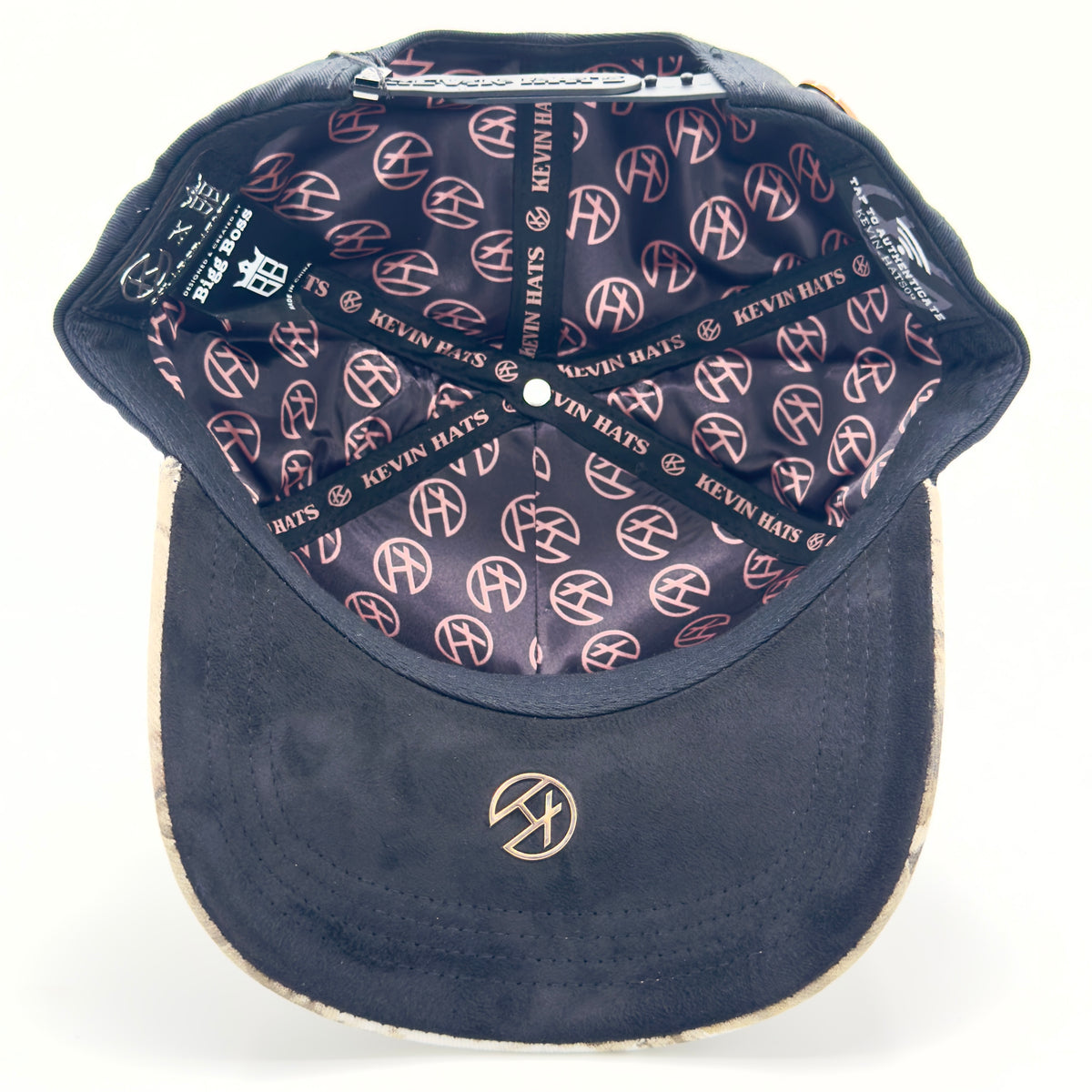 Black/Camo Diamonded B Cap