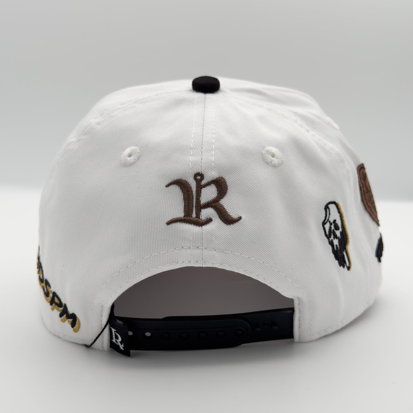 White Martes 13 LRC x CA Semi-Curved Cap