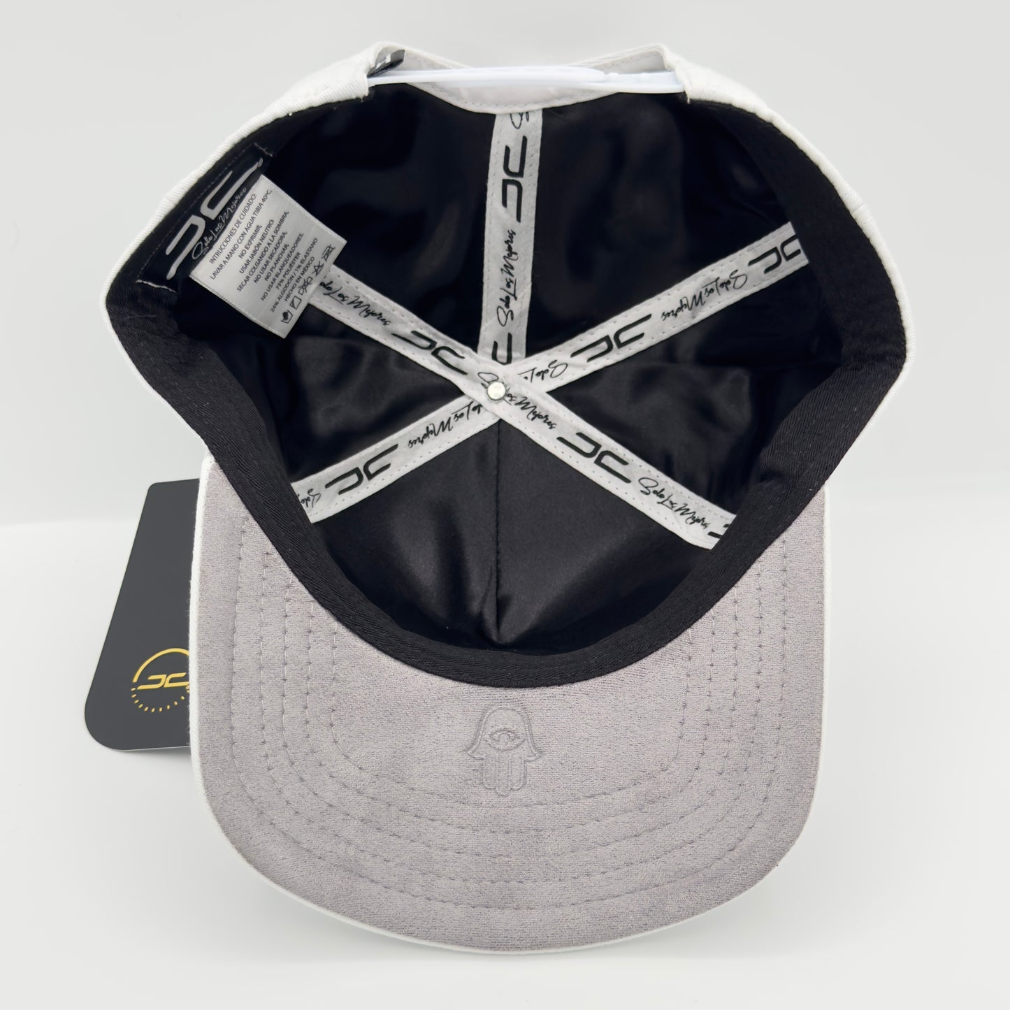 White Cash Money Flat Cap