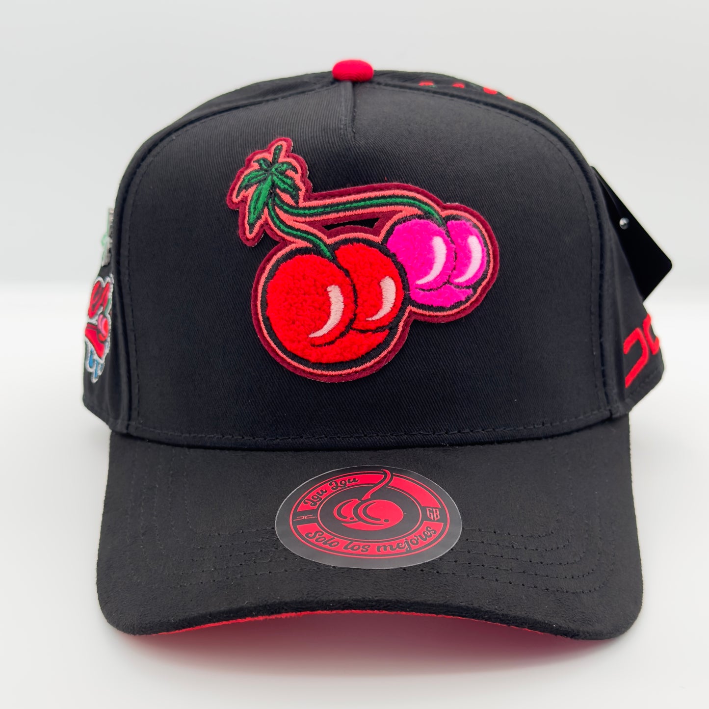 Black/Red Cherry Cap