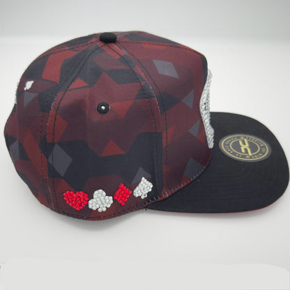 Diamond Edition Red Camo Poker Cap