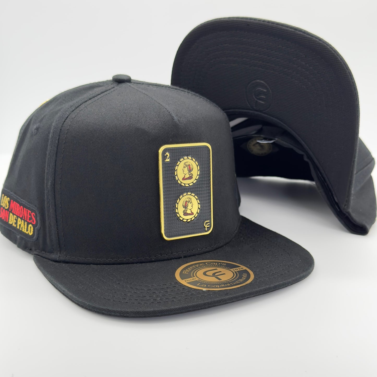 [CLEARANCE] Black Two of Golds Cap