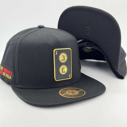 [CLEARANCE] Black Two of Golds Cap