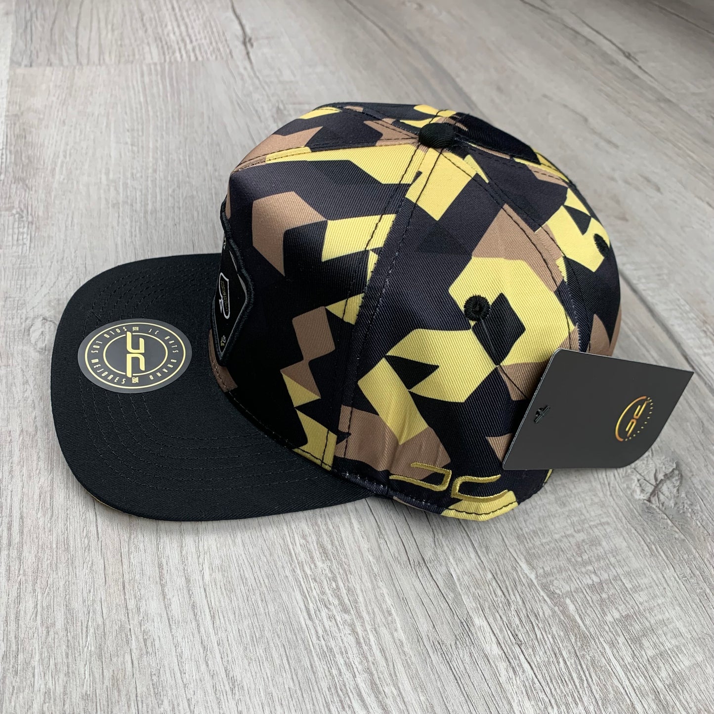 Yellow Camo Poker Cap