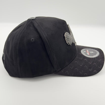 Black Diamond Edition Silver Rooster Curved Cap