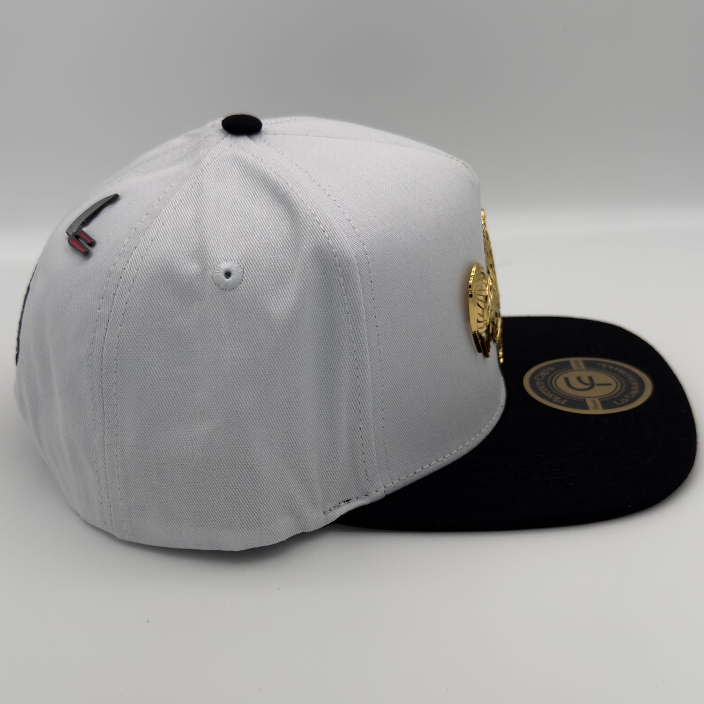 White Golden Rooster Cap