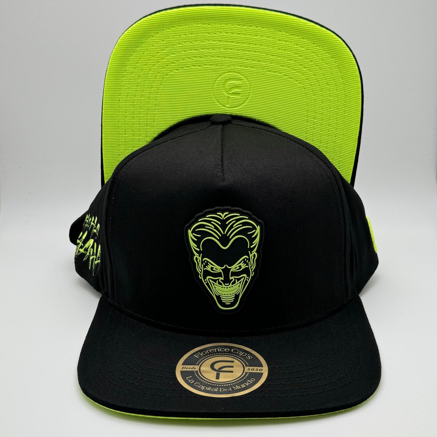 Neon Green Joker Cap