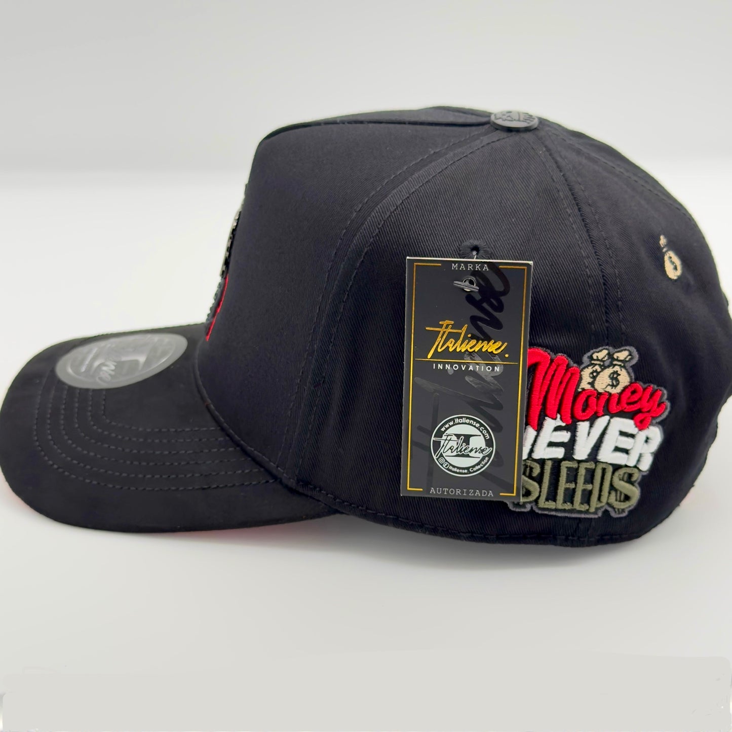 Black LA Money Never Sleeps Cap