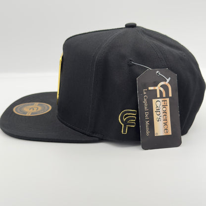 [CLEARANCE] Black Two of Golds Cap