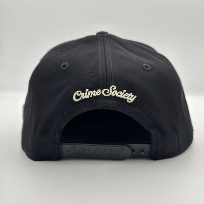 Red Angel Black Flat Cap