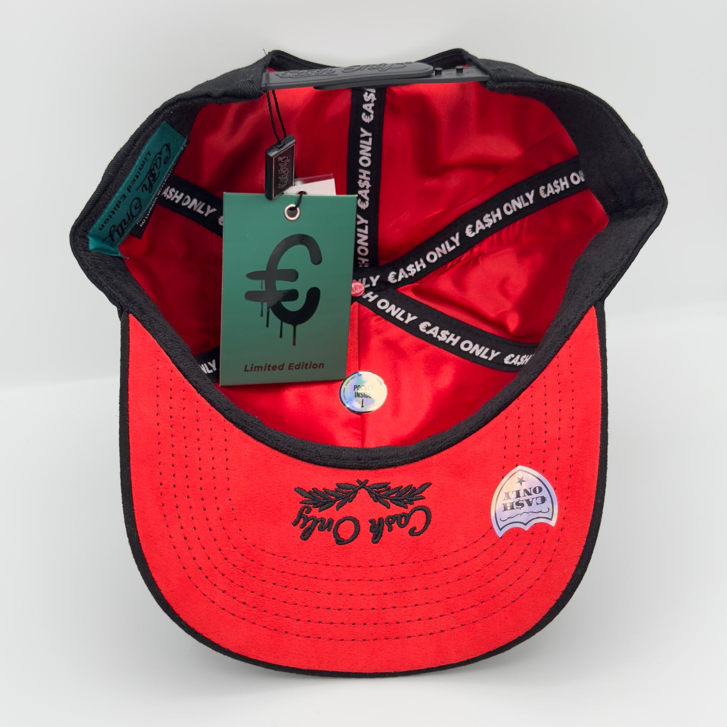 Limited Edition Black/Red LA Curved Cap