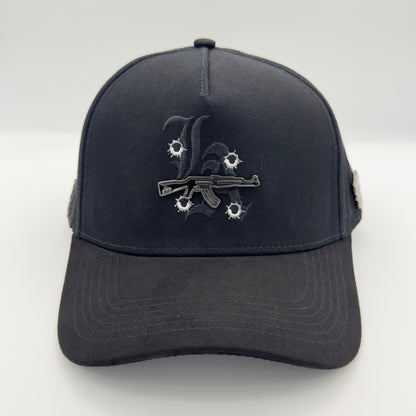 Black LA Guns Curved Cap