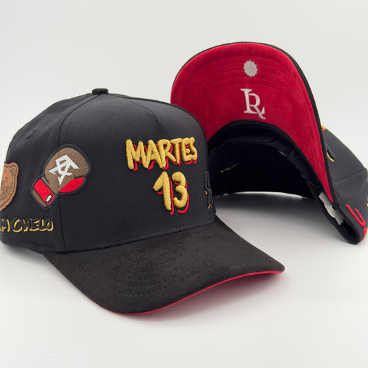 Black Martes 13 LRC x CA Semi-Curved Cap