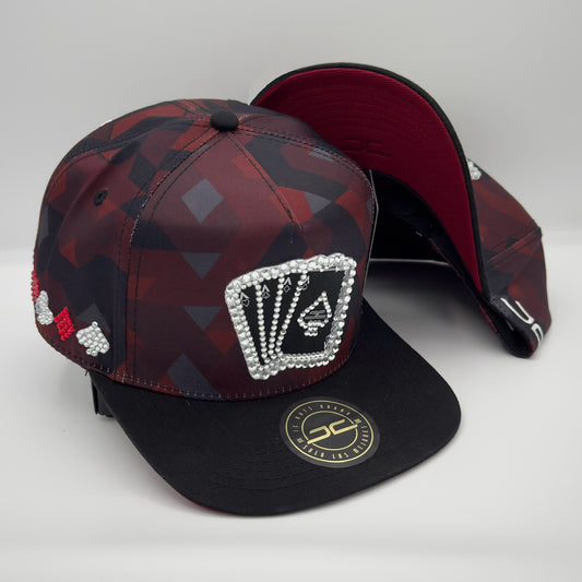 Diamond Edition Red Camo Poker Cap