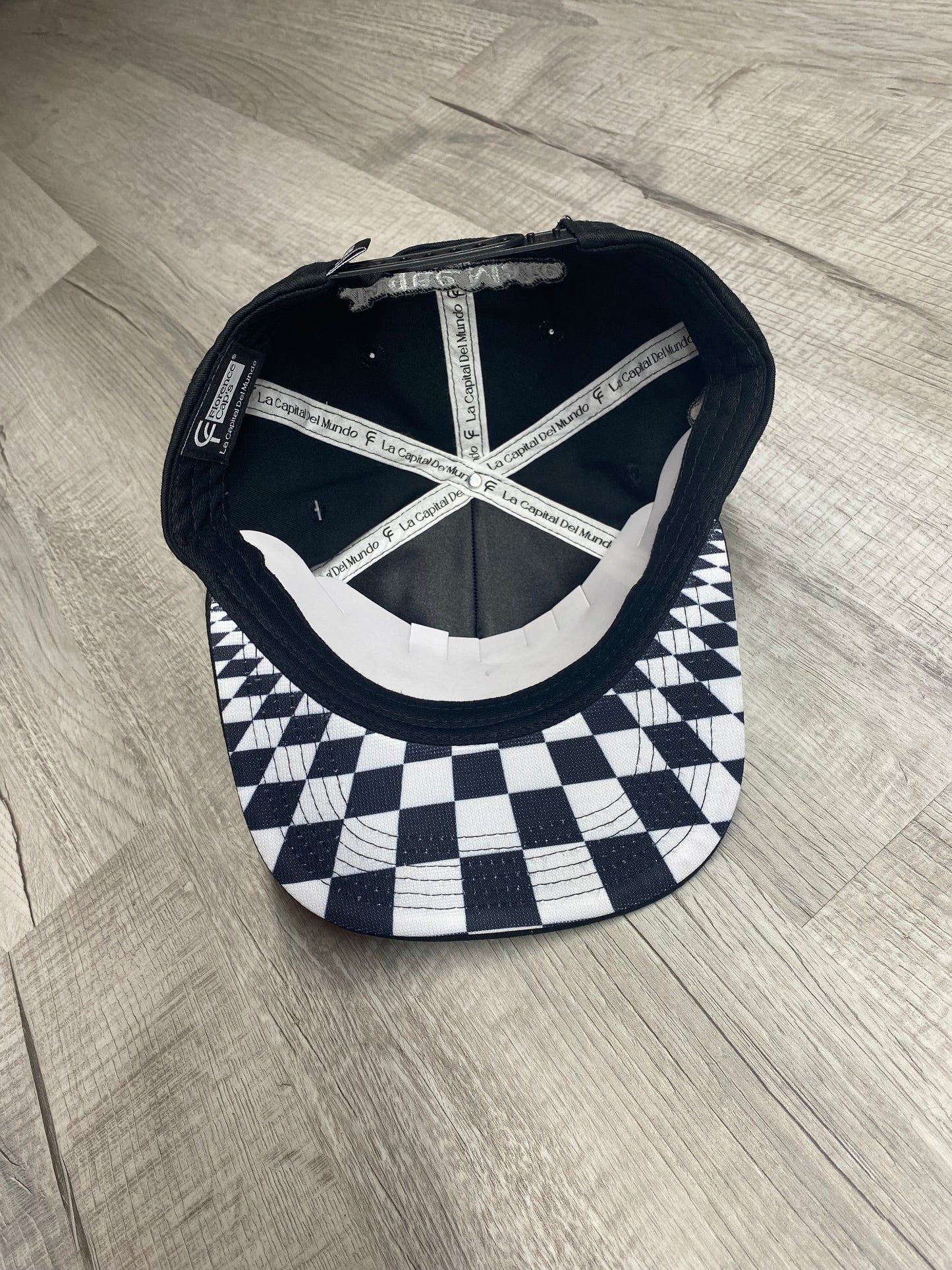 Black Checkmate Cap