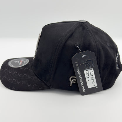 White Diamond Edition Silver Rooster Curved Cap