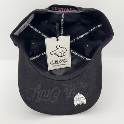 Black Print Panther Semi-Curved Cap