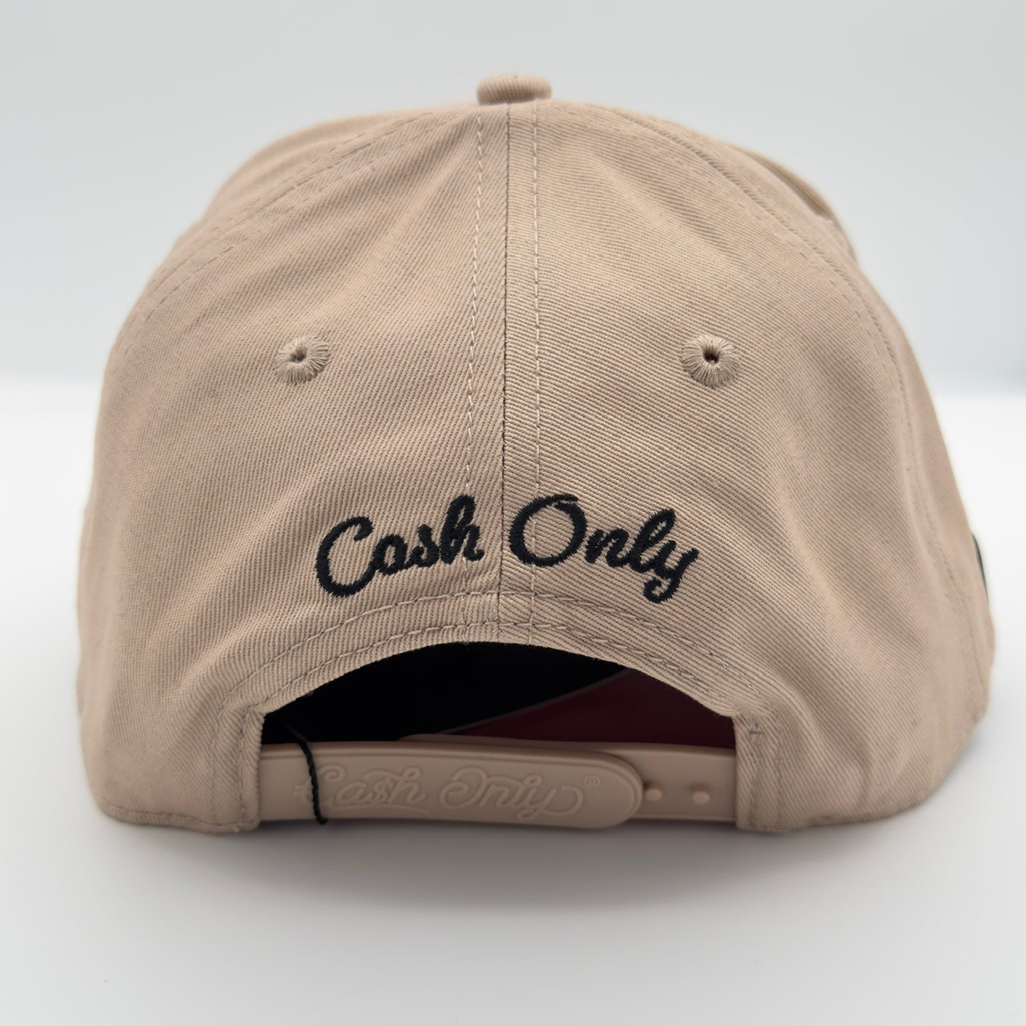 Beige LA LA LA Curved Cap