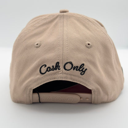 Beige LA LA LA Curved Cap