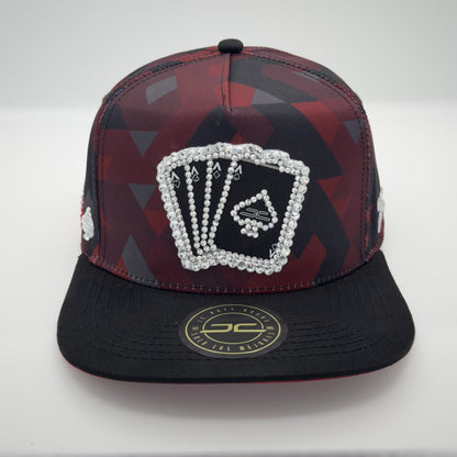 Diamond Edition Red Camo Poker Cap