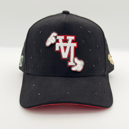 Diamonded Reverse LA Semi-Curved Cap