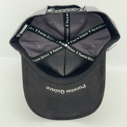 New Edition Gray Silver Rooster Semi-Curved Cap