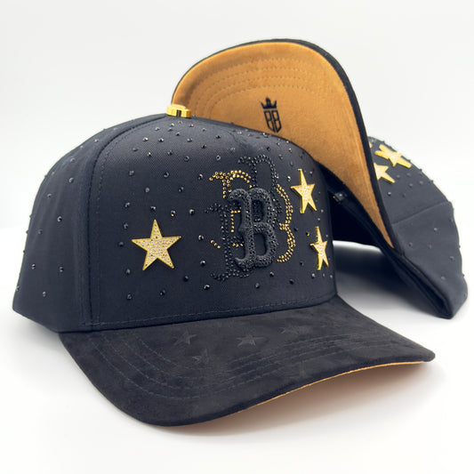 Black/Yellow B Anniversary Golden Pins Cap