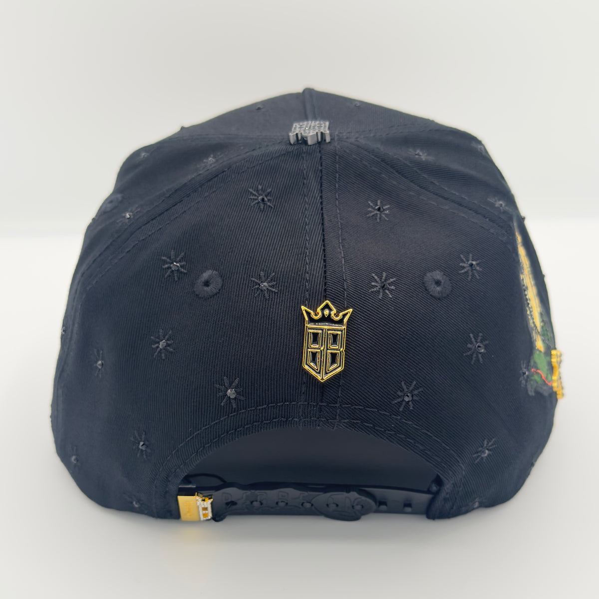 San Judas Luxury Diamonded Semi-Curved Cap