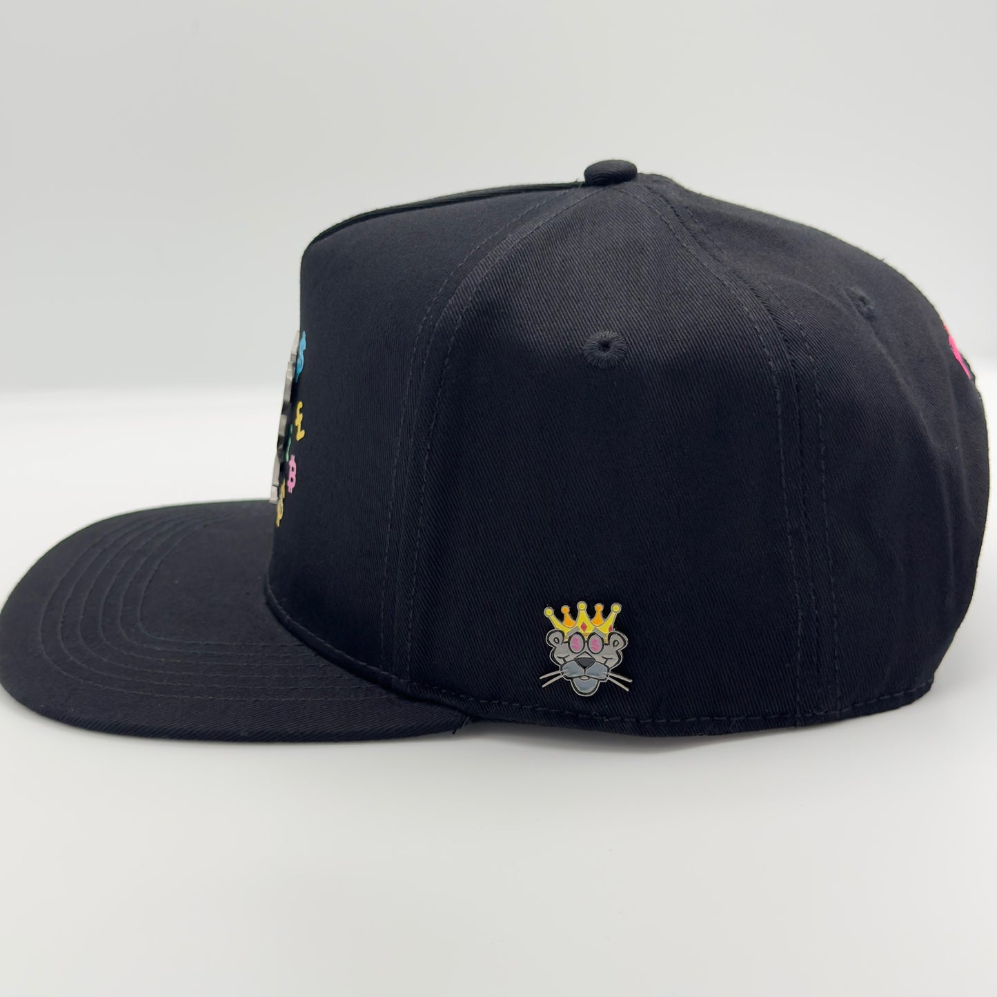 Black/Blue Panther Cap