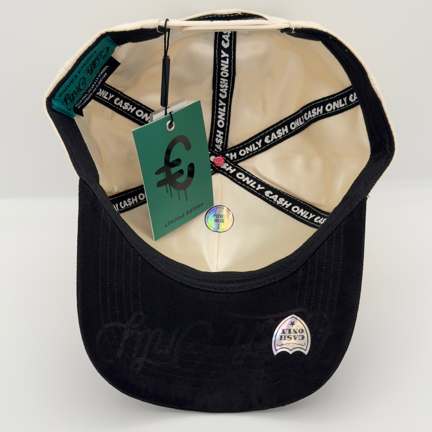 White LA Semi-Curved Cap