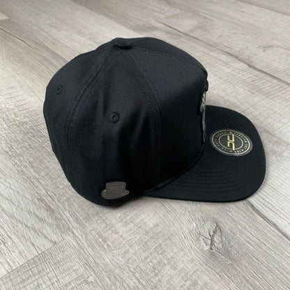 Black/Gold Monopoly Cap