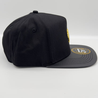 Golden Crown Flat Cap