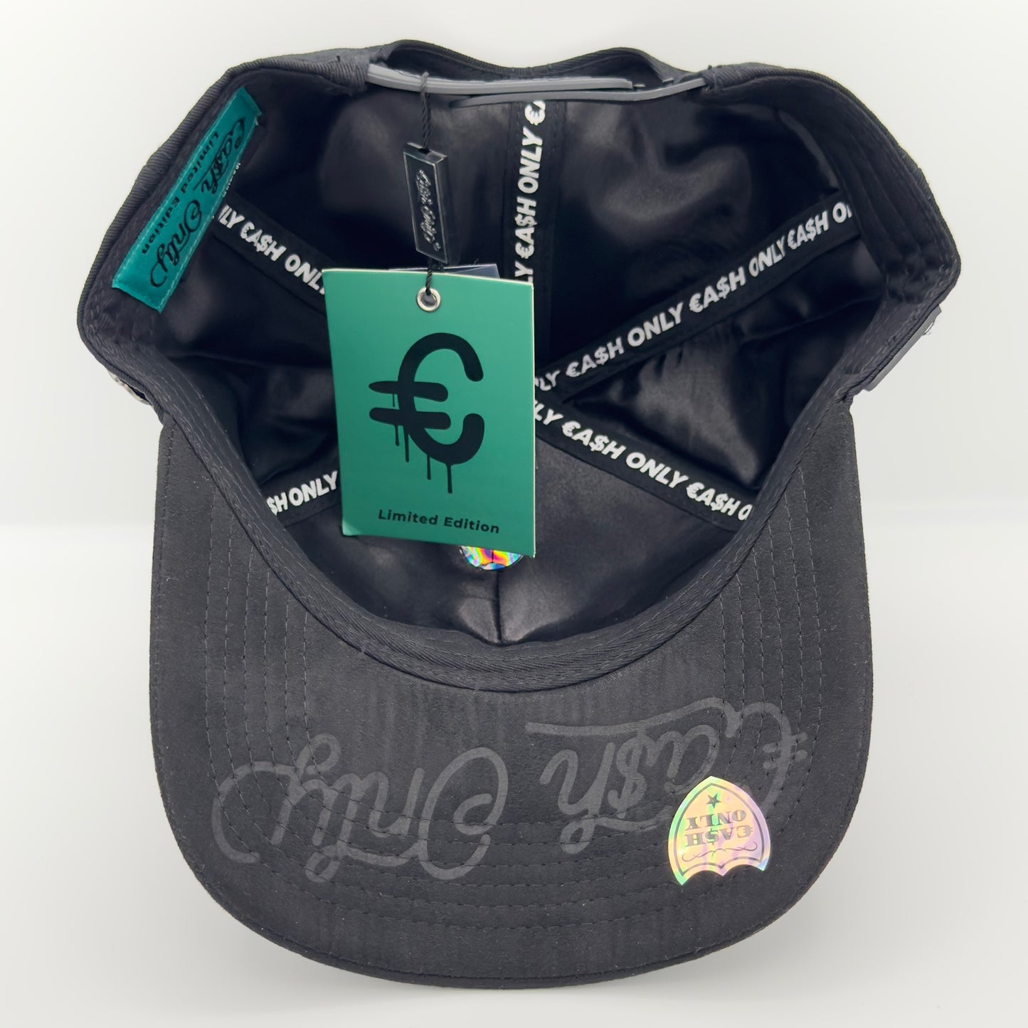 Black LA Smoking Semi-Curved Cap