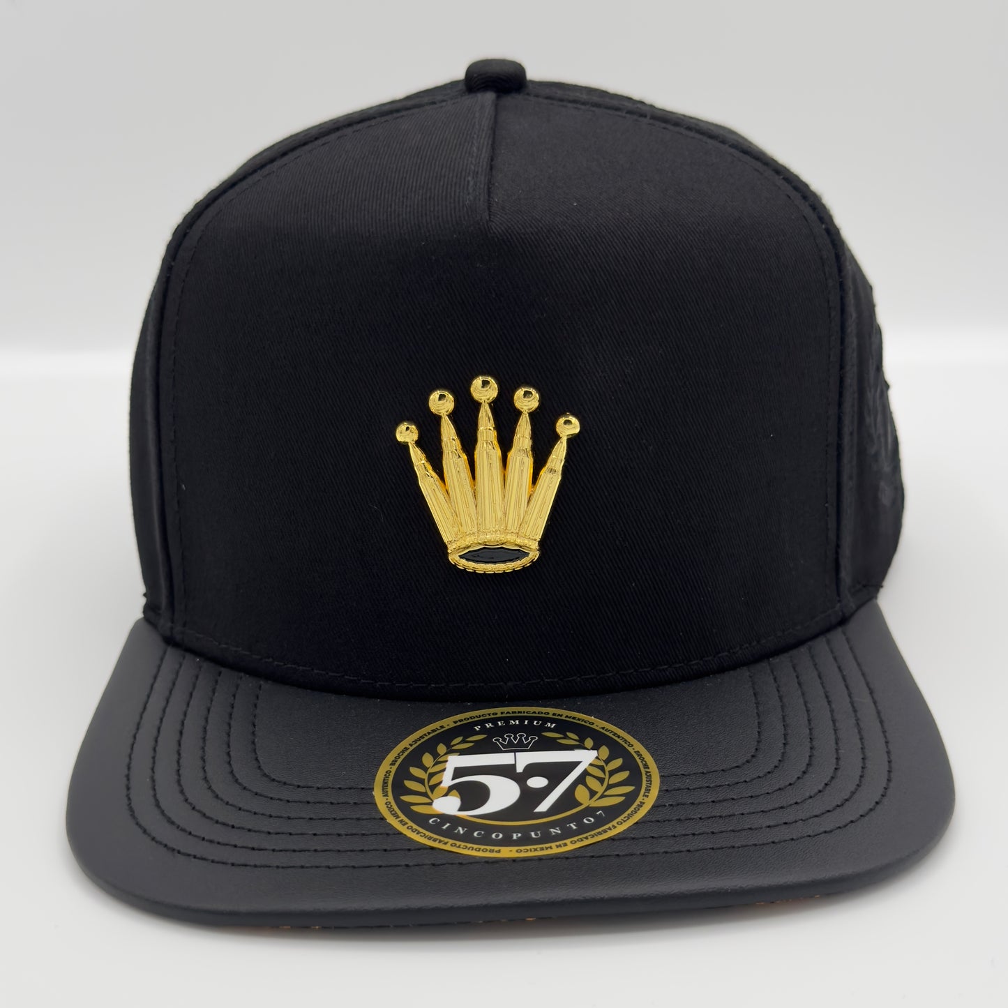 Golden Crown Flat Cap