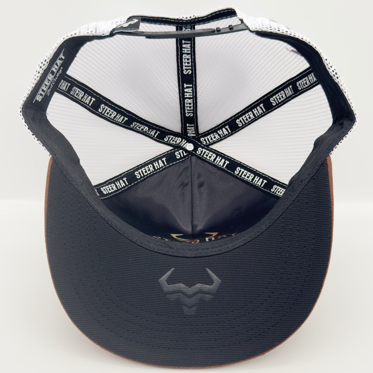 Beige/Brown Herradura Mesh Flat Cap