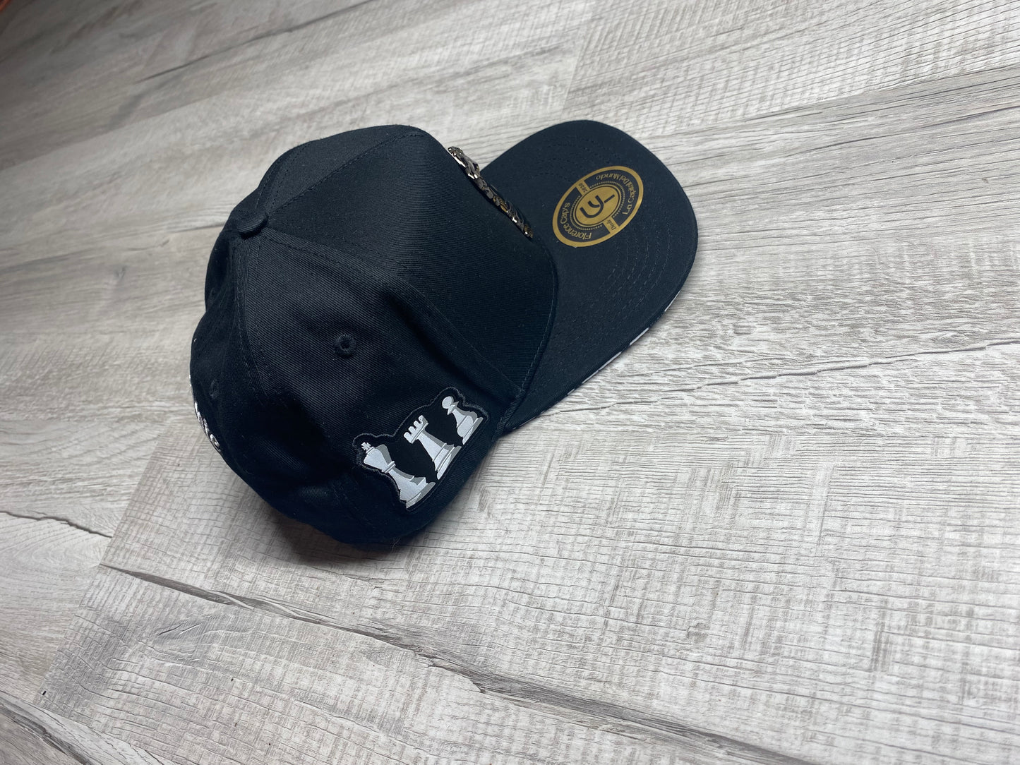 Black Checkmate Cap
