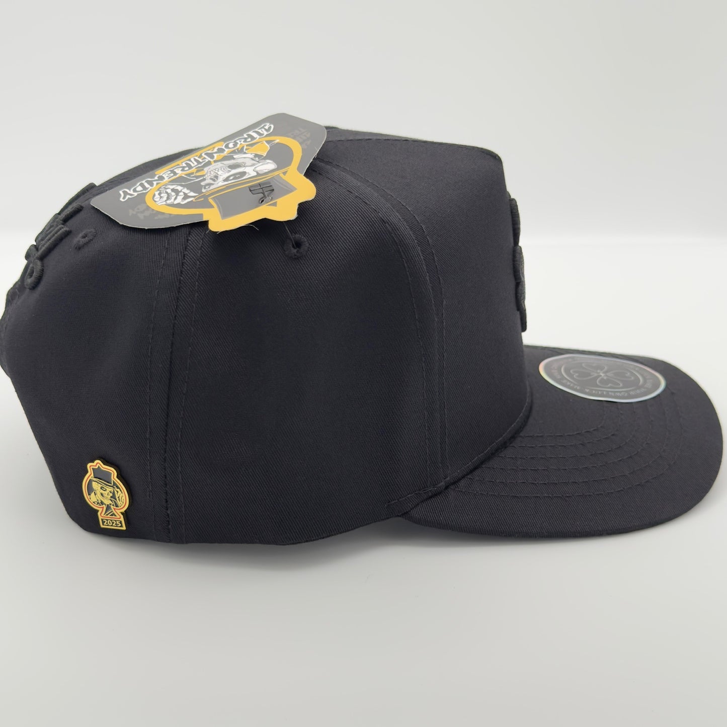 Lucky Black Clover Curved Cap
